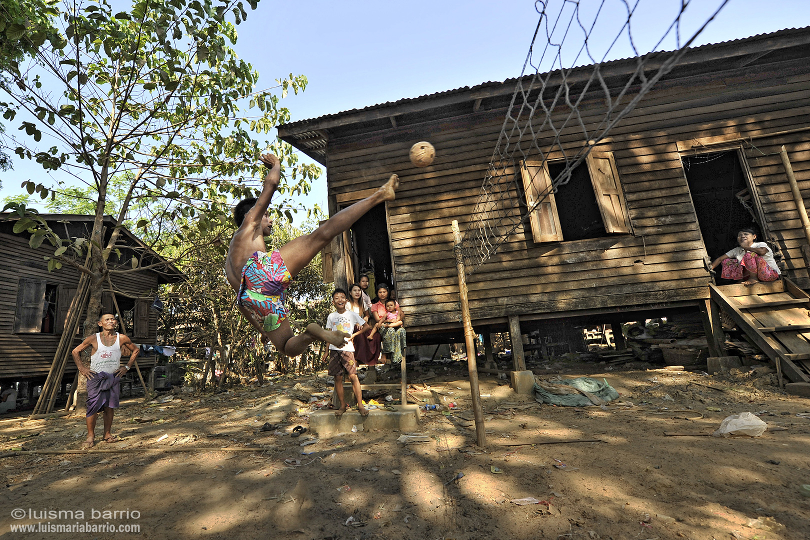 caneball chinlone traditional sport burma myanmar